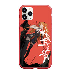 Чехол iPhone 11 Pro матовый Evangelion Asuka Langley