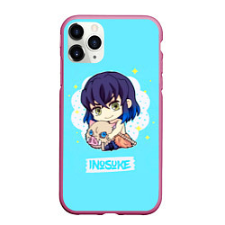 Чехол iPhone 11 Pro матовый Inosuke Kimetsu no Yaiba