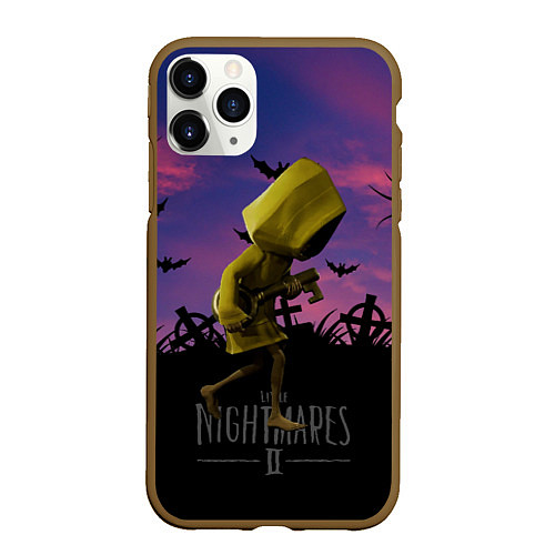 Чехол iPhone 11 Pro матовый Little Nightmares 2 / 3D-Коричневый – фото 1