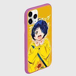 Чехол iPhone 11 Pro матовый Ohto ai, цвет: 3D-фиолетовый — фото 2