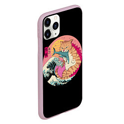 Чехол iPhone 11 Pro матовый CATZILLA, цвет: 3D-розовый — фото 2