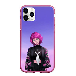 Чехол iPhone 11 Pro матовый ANIME GIRL