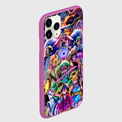 Чехол iPhone 11 Pro матовый ONE PIECE ВАН ПИС ПЕРСОНАЖИ, цвет: 3D-фиолетовый — фото 2