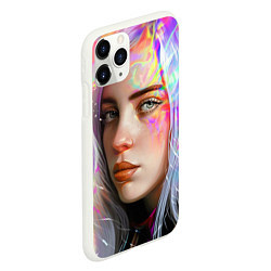 Чехол iPhone 11 Pro матовый Billie Eilish, цвет: 3D-белый — фото 2