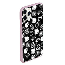 Чехол iPhone 11 Pro матовый SEVEN DEADLY SINS СИМВОЛЫ, цвет: 3D-розовый — фото 2