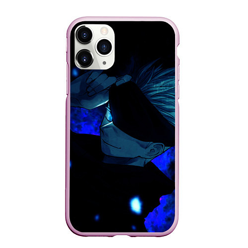 Чехол iPhone 11 Pro матовый Магическая битва / 3D-Розовый – фото 1