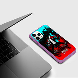Чехол iPhone 11 Pro матовый SOLO LEVELING МАНХВА, цвет: 3D-фиолетовый — фото 2