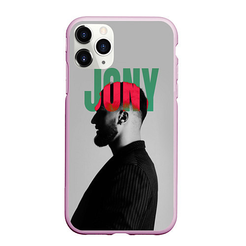 Чехол iPhone 11 Pro матовый Jony / 3D-Розовый – фото 1