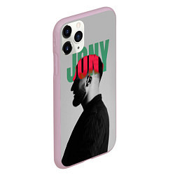 Чехол iPhone 11 Pro матовый Jony, цвет: 3D-розовый — фото 2