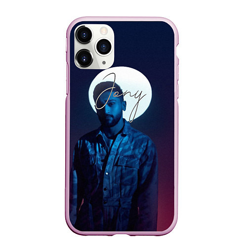 Чехол iPhone 11 Pro матовый Джони / 3D-Розовый – фото 1