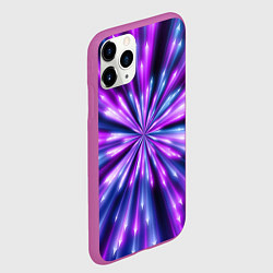 Чехол iPhone 11 Pro матовый Неоновые стрелы, цвет: 3D-фиолетовый — фото 2