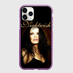 Чехол iPhone 11 Pro матовый Nightwish, цвет: 3D-фиолетовый
