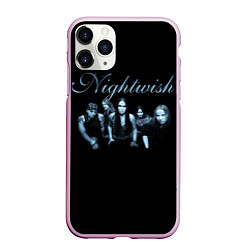 Чехол iPhone 11 Pro матовый Nightwish with old members, цвет: 3D-розовый