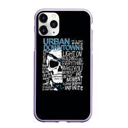 Чехол iPhone 11 Pro матовый URBAN Downtown, цвет: 3D-светло-сиреневый