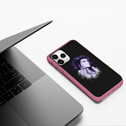 Чехол iPhone 11 Pro матовый Sosuke Aizen Bleach, цвет: 3D-малиновый — фото 2