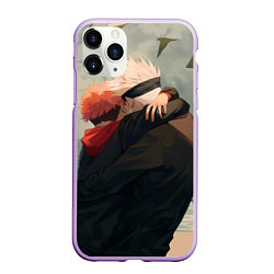 Чехол iPhone 11 Pro матовый Hug Jujutsu kai