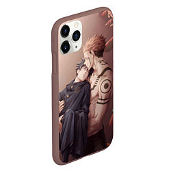 Чехол iPhone 11 Pro матовый Магическая битва Jujutsu kai, цвет: 3D-коричневый — фото 2