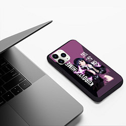 Чехол iPhone 11 Pro матовый Черноснежка Kuroyukihime, цвет: 3D-черный — фото 2