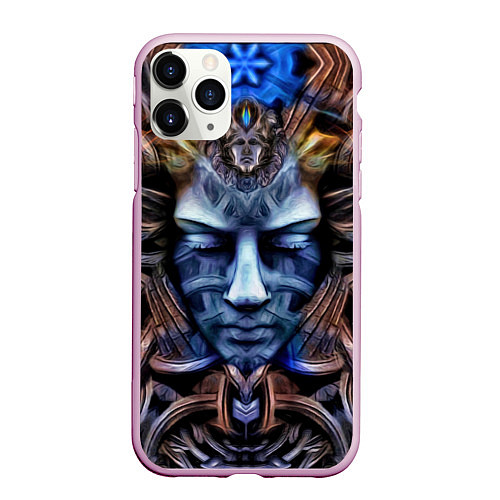 Чехол iPhone 11 Pro матовый MEGABUDDA / 3D-Розовый – фото 1