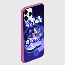 Чехол iPhone 11 Pro матовый Аниме Лазурный путь, цвет: 3D-фиолетовый — фото 2
