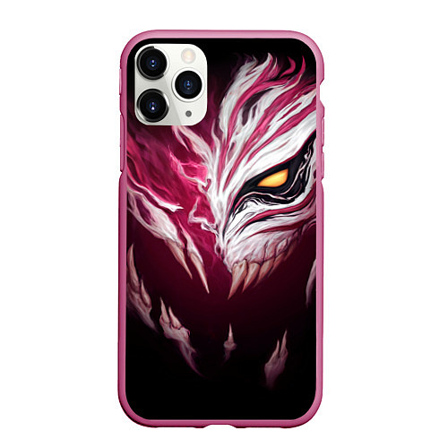 Чехол iPhone 11 Pro матовый ИЧИГО БЛИЧ BLEACH / 3D-Малиновый – фото 1