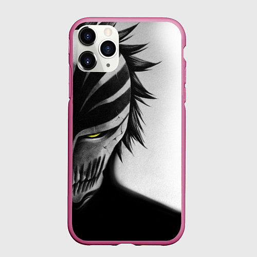 Чехол iPhone 11 Pro матовый ИЧИГО ПУСТОЙ BLEACH / 3D-Малиновый – фото 1