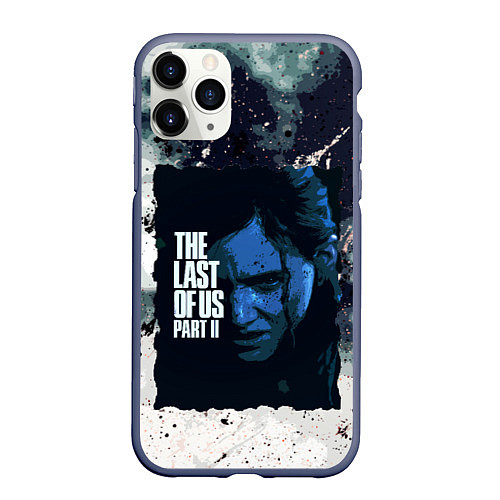Чехол iPhone 11 Pro матовый The Last of Us Ellie / 3D-Серый – фото 1