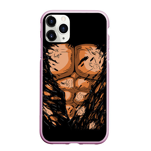 Чехол iPhone 11 Pro матовый Идеальный Торс / 3D-Розовый – фото 1