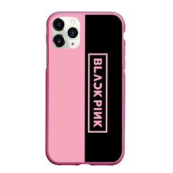 Чехол iPhone 11 Pro матовый BLACKPINK, цвет: 3D-малиновый