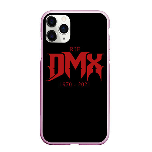 Чехол iPhone 11 Pro матовый DMX RIP 1970-2021 / 3D-Розовый – фото 1