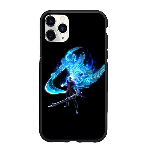 Чехол iPhone 11 Pro матовый Soul of Neuro / 3D-Черный – фото 1