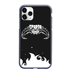 Чехол iPhone 11 Pro матовый Sparda, цвет: 3D-серый