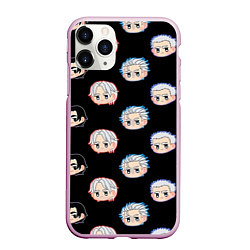 Чехол iPhone 11 Pro матовый DMC Pattern, цвет: 3D-розовый