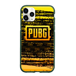 Чехол iPhone 11 Pro матовый PUBG ПАБГ, цвет: 3D-темно-зеленый