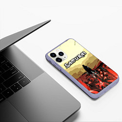 Чехол iPhone 11 Pro матовый SAMURAI PROJECT RED, цвет: 3D-светло-сиреневый — фото 2