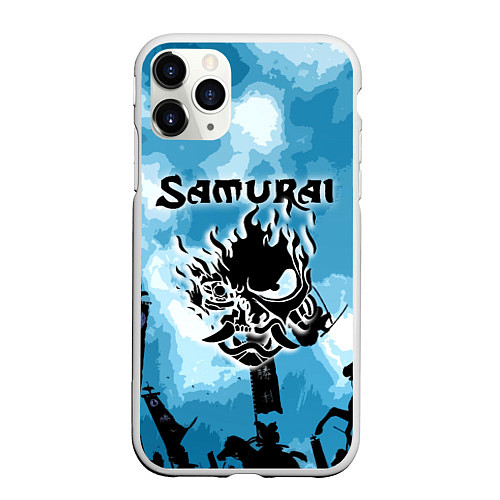 Чехол iPhone 11 Pro матовый SAMURAI KING 2077 / 3D-Белый – фото 1