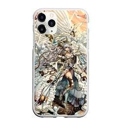 Чехол iPhone 11 Pro матовый Anime angel, цвет: 3D-белый