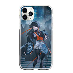 Чехол iPhone 11 Pro матовый Rolua Noa in night city