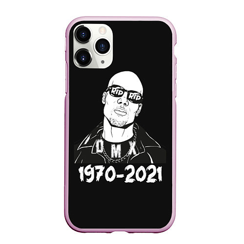 Чехол iPhone 11 Pro матовый RIP DMX / 3D-Розовый – фото 1