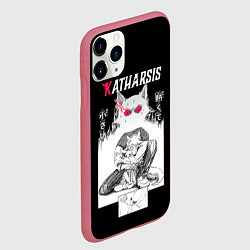 Чехол iPhone 11 Pro матовый Katharsis Beastars, цвет: 3D-малиновый — фото 2