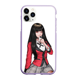 Чехол iPhone 11 Pro матовый Jabami Yumeko Kakegurui, цвет: 3D-светло-сиреневый