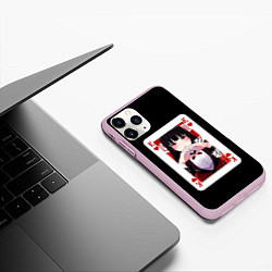 Чехол iPhone 11 Pro матовый Jabami Yumeko Безумный Азарт, цвет: 3D-розовый — фото 2