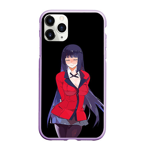 Чехол iPhone 11 Pro матовый Jabami Yumeko Kakegurui / 3D-Сиреневый – фото 1