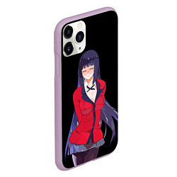 Чехол iPhone 11 Pro матовый Jabami Yumeko Kakegurui, цвет: 3D-сиреневый — фото 2