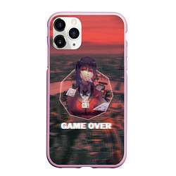 Чехол iPhone 11 Pro матовый Kakegurui Yumeko Jabami art, цвет: 3D-розовый