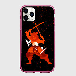 Чехол iPhone 11 Pro матовый Иноске Хашибира Kimetsu no Yaiba
