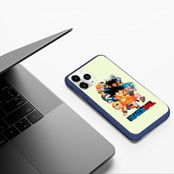 Чехол iPhone 11 Pro матовый Команда Драконьего яйца, цвет: 3D-тёмно-синий — фото 2