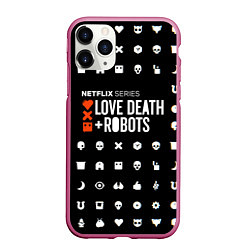 Чехол iPhone 11 Pro матовый LOVE DEATH ROBOTS $$$