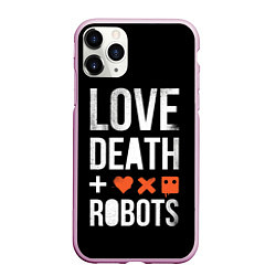 Чехол iPhone 11 Pro матовый Love Death Robots
