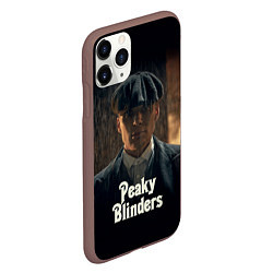 Чехол iPhone 11 Pro матовый Острые Козырьки Томас Шелби, цвет: 3D-коричневый — фото 2